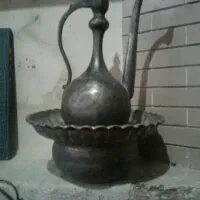 افتابه لگن کهنه صفوی|کلکسیون اشیاء عتیقه|شیراز, لاله|دیوار