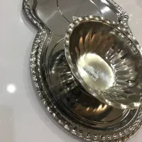 سینی و جام سماوری استیل