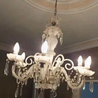 دو عدد لوستر شیش شاخه مدرن|لوستر و چراغ آویز|کرج, المهدی|دیوار