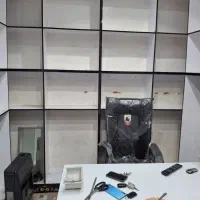 قفسه|کتابخانه، شلف، قفسه‌های دیواری|قم, باغ شریفی|دیوار