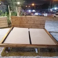 ساخت تخت تک نفره و دراور چوبی|تخت و سرویس خواب|بندرعباس, |دیوار