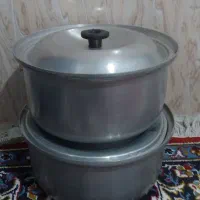 دوعدد قابلمه روحی ارتفاع ۱۴ قطر ۳۰