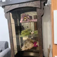 ویترین شیشه ای کاملا سالم و نو