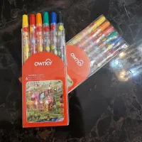 مداد شمعی پیچی ۶ رنگ‌ اونر