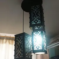 آباژور چوبی|لوستر و چراغ آویز|نیشابور, |دیوار