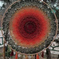 ماندالا دستباف دیوار کوب