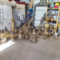فروش/خریدار لوستر،اینه شمعدان مجسمه برنجی،برنزی