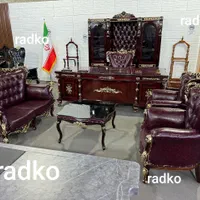 مبلمان اداری نیم ست کلاسیک مدل کویین کد۱۱۴|دفتر کار|تهران, یافت آباد جنوبی|دیوار