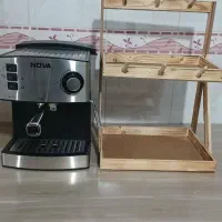 اسپرسوسازهمراه استندچوبی سالم|سماور، چایساز، قهوهساز|سنندج, |دیوار