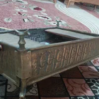 منقل و سینی مسی قدیمی و سنگین|کلکسیون اشیاء عتیقه|کرمانشاه, |دیوار