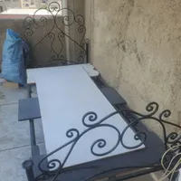۲ عدد تخت آهنی فرفوژه