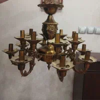 لوستر برنز ۸ شاخه و ۵ شاخه طرح فرشته