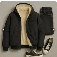 کاپشن مشکی adidas ( 2 ایکس )