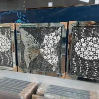 تابلو دکوراتیو آینه ۳ تکه
