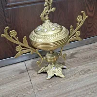 گلدان برنز و سماور برنز و وسایل برنز