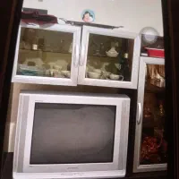 بوفه سه  تیکه و  همراه میز تلویزیون و تلویزیون