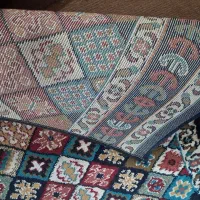 کناره گبه سرمه ای|گلیم، جاجیم، گبه|رباط‌کریم, الارد|دیوار