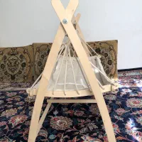 گهواره چوبی|تخت و صندلی بچه|مشکیندشت, |دیوار