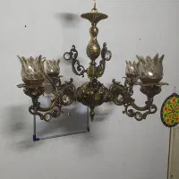 لوستر سلطنتی با دیوارکوب|لوستر و چراغ آویز|مشهد, شفا|دیوار