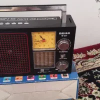 رادیو فلش ورم خور  و ساعت و چراغ دار