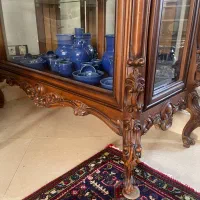 بوفه چوب گردو|بوفه، ویترین، کنسول|چمستان, |دیوار