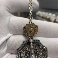 گردنبند نقره خاص استادکار اروپا