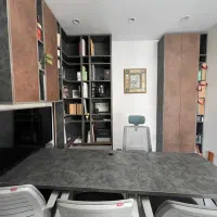 دکور اداری-کتابخانه- قفسه-میز مدیریت-کمد ام دی اف|دفتر کار|قم, عمار یاسر|دیوار