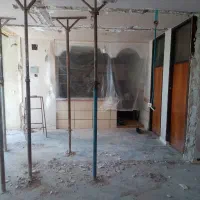تخریب .دیوار برداری و اجرای تیرآهن