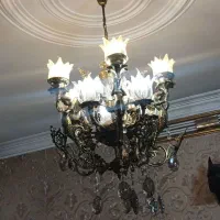 لوستر فرشته برنجی