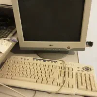 مانیتور وموس صحفه کلیدبا همراه میز|رایانه رومیزی|خرمآباد, |دیوار