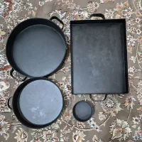 ظرف سرو گالوانیزه (نو،فقط یکیش یه بار استفاده شده)|ظروف سرو و پذیرایی|نورآباد, |دیوار