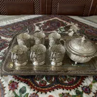 سرویس نقره دستساز، مارک فرقدانی (عیار ۸۷)