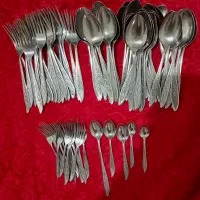 قاشق چنگال قدیمی قاشق چنگال ژاپنی اصل قدیم|ظروف سرو و پذیرایی|تهران, والفجر|دیوار