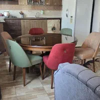 میز ناهارخوری ۶ نفره کاملا تمیز