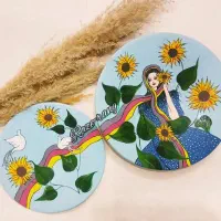 نقاشی رو سفال، دیوارکوب|تابلو، نقاشی، عکس|نیشابور, مازول|دیوار