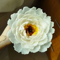 گیفت شمع گل بابونه دسته گل لاله رز شمع دست ساز