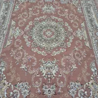 دو تخته فرش دوازده متر گل برجسته