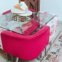 مبل راحتی 7نفره با جلو مبلی ومیز ناهارخوری 4نفره|مبلمان خانگی و میز عسلی|تهران, اوقاف|دیوار