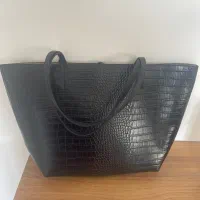 کیف بزرگ چرم طبیعی دست دوز