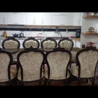 میز غذا خوری 8نفره کار کرده