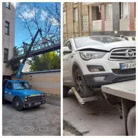 نیسان جرثقیل ۲تن دکل دار.یدک کش.امدادخودرو|خدمات حمل و نقل|همدان, |دیوار