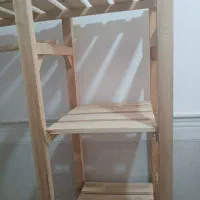 رگال چوبی|کتابخانه، شلف، قفسه‌های دیواری|قم, ولیعصر|دیوار