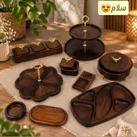 ست پزیرایی اقتصادی چوبی