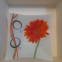 سینی ملامین.قندون.میوه خوری و شیرینی خوری گل دار|ظروف سرو و پذیرایی|مشهد, یاس|دیوار