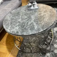 مبل هفت نفره به همراه جلو مبلی و سه عدد عسلی استیل|مبلمان خانگی و میز عسلی|فردیس, شهرک ارم|دیوار