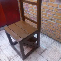 صندلی چوبی نردبان شو