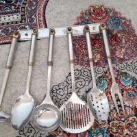 کفگیر ملاقه استیل