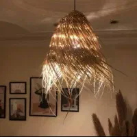 لوستر حصیری|لوستر و چراغ آویز|مشهد, ولیعصر (شهرک غرب)|دیوار