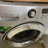 لباسشویی تمام اتوماتیک ال جی هشت کیلویی اصل کره|ماشین لباسشویی و خشککن لباس|رشت, گلسار|دیوار