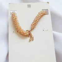 گردنبند زنجیری ساده کریستالی مدل گندمی|بدلیجات|قم, عمار یاسر|دیوار